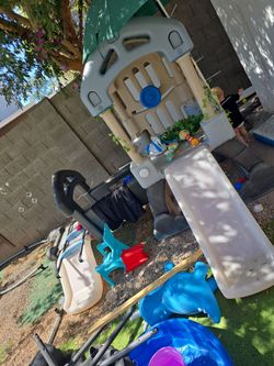 Slide play set