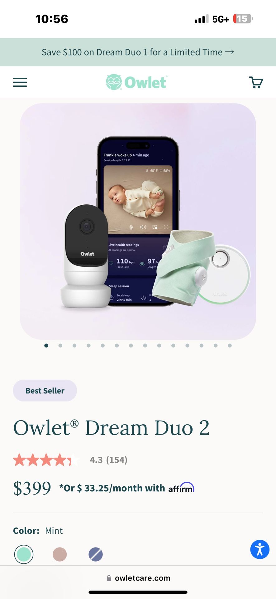 Owlet Duo 2 