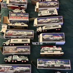 Hess Truck Lot of 10 In Box 1(contact info removed) (Untested)