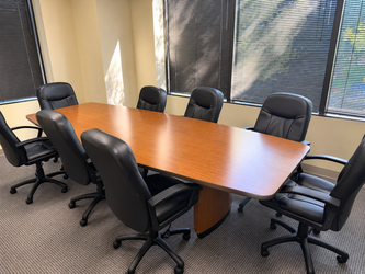 10' Conference Table with 8 Executive Chairs