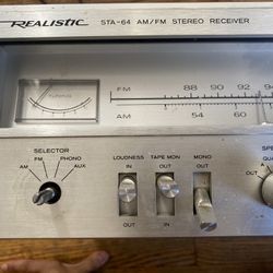   VINTAGE Realistic STA -64 AM /FM Sterio Receiver  