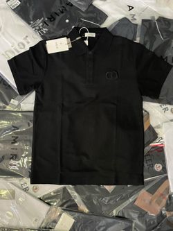 Black Christian Dior polo