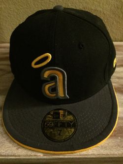 Anaheim Angels "Little a" New Era Fitted Hat Size 7
