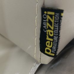 Negotiable Carlo Perazzi Leather Power Sectional -USB + Outlet