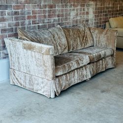 Drexel Down Crushed Velvet Sofa -Delivery Available