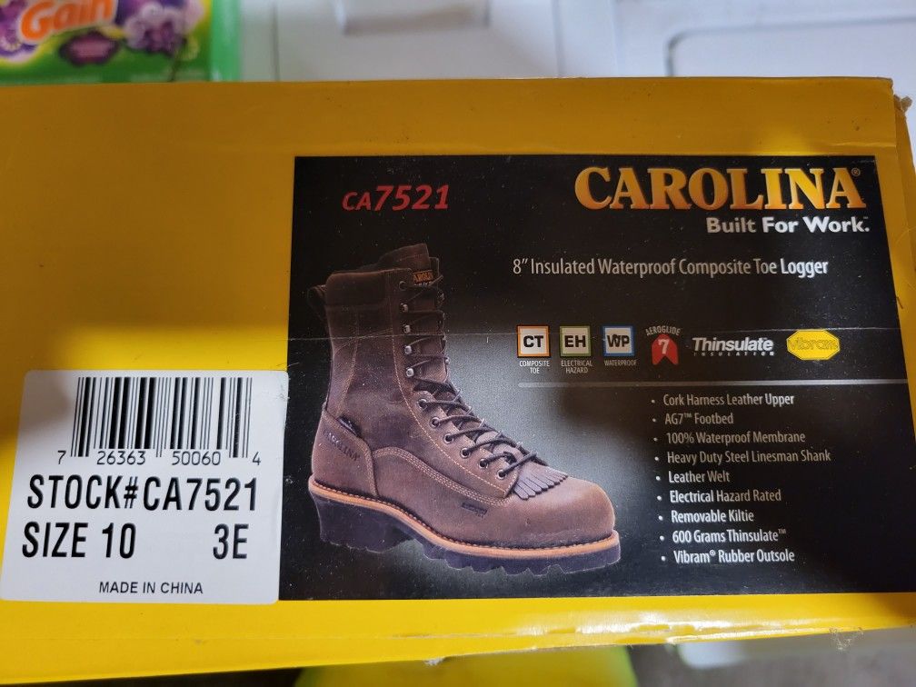 Carolina Work Boots Size 10 3E