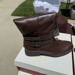 Black and Brown Boots