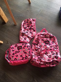 Justice Backpack Set