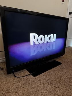 42” Dynex TV + Roku Ultra 4K Streaming Player + Wall Mount — $100
