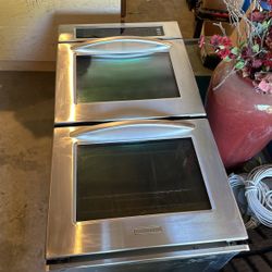 Kitchen Aid Stainless Steel Double Ovens - Like New