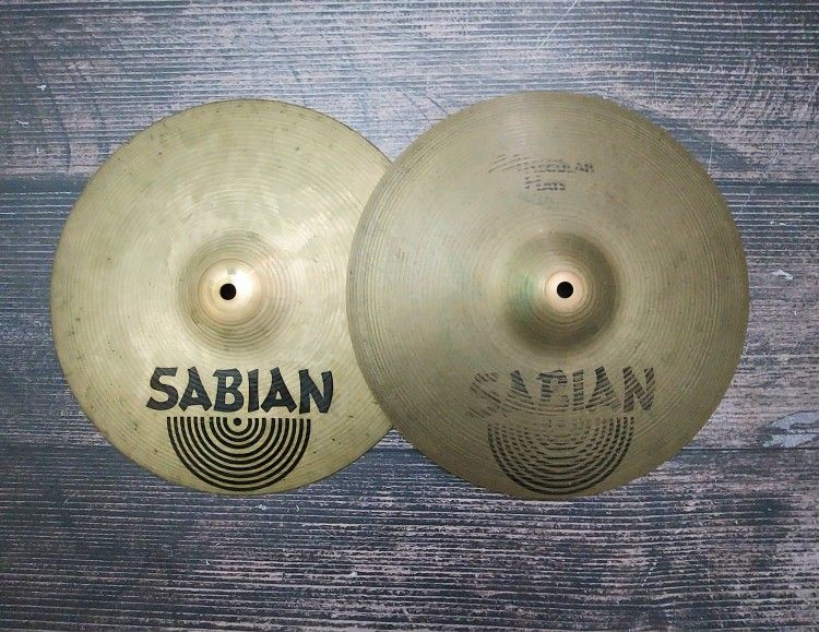 Sabian Aa Regular Hi hat 14 Drum Cymbal  🥁 $140 Or Best Offer !! 