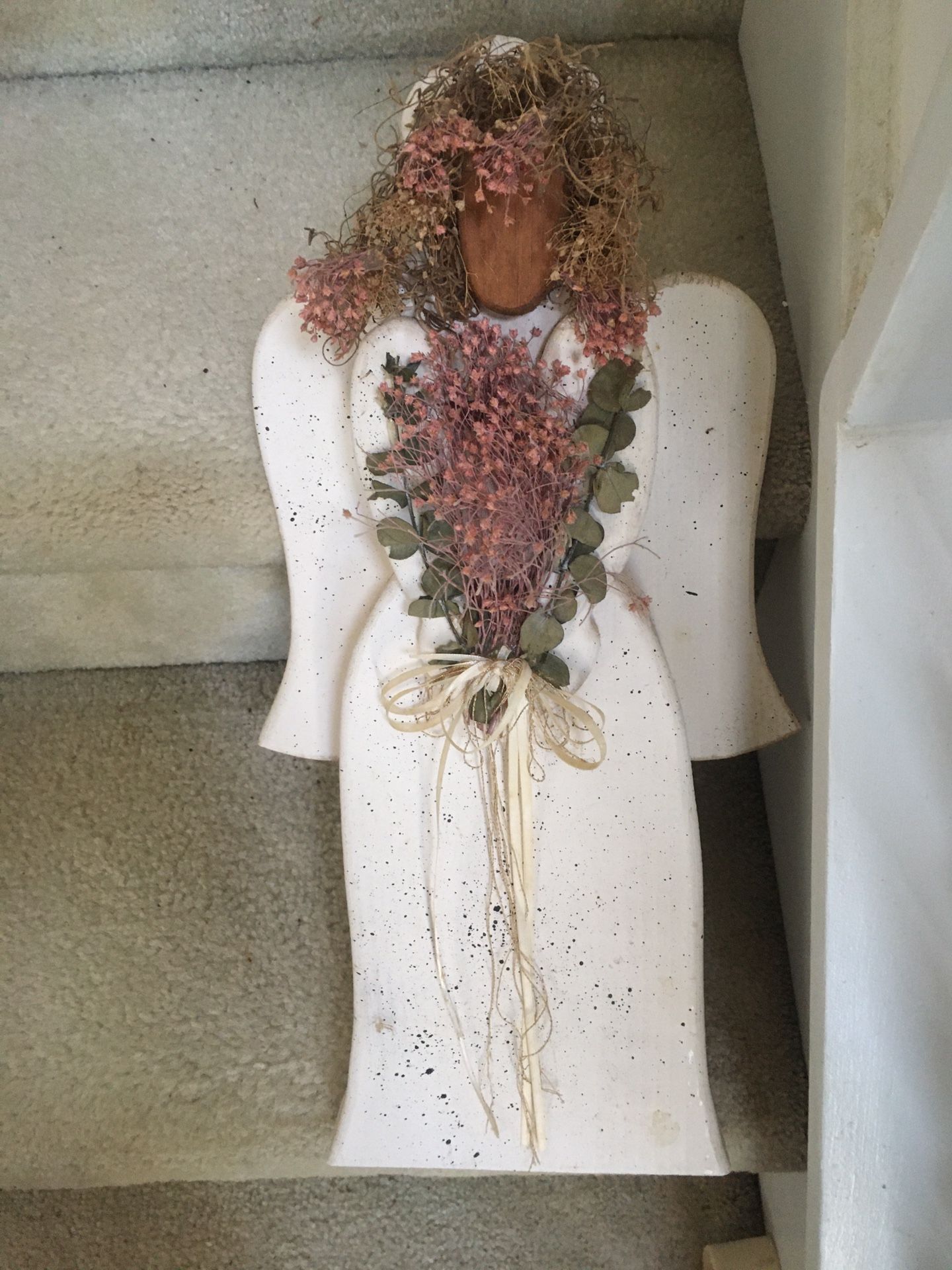 19” Thick Solid Wood Angel