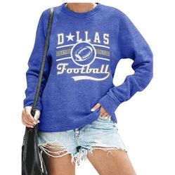 New L Dallas Game Day Sweatshirt. Really Nice! 