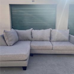 Gray Sectional Couch *Delivery Available*