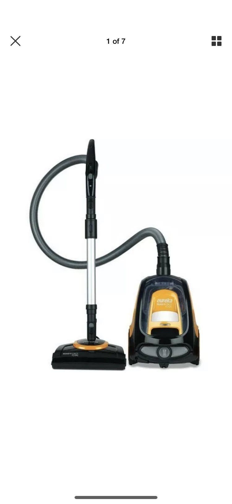 Eureka ReadyForce Total Bagless Canister Vacuum, 3500AE