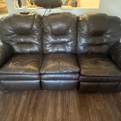 Leather Couch 