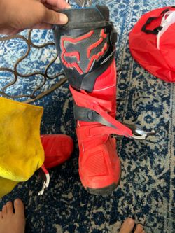 Used dirtbike riding boots