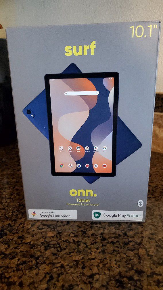Onn 10.1 SURF Tablet NEW With Google Kids And Google Protect