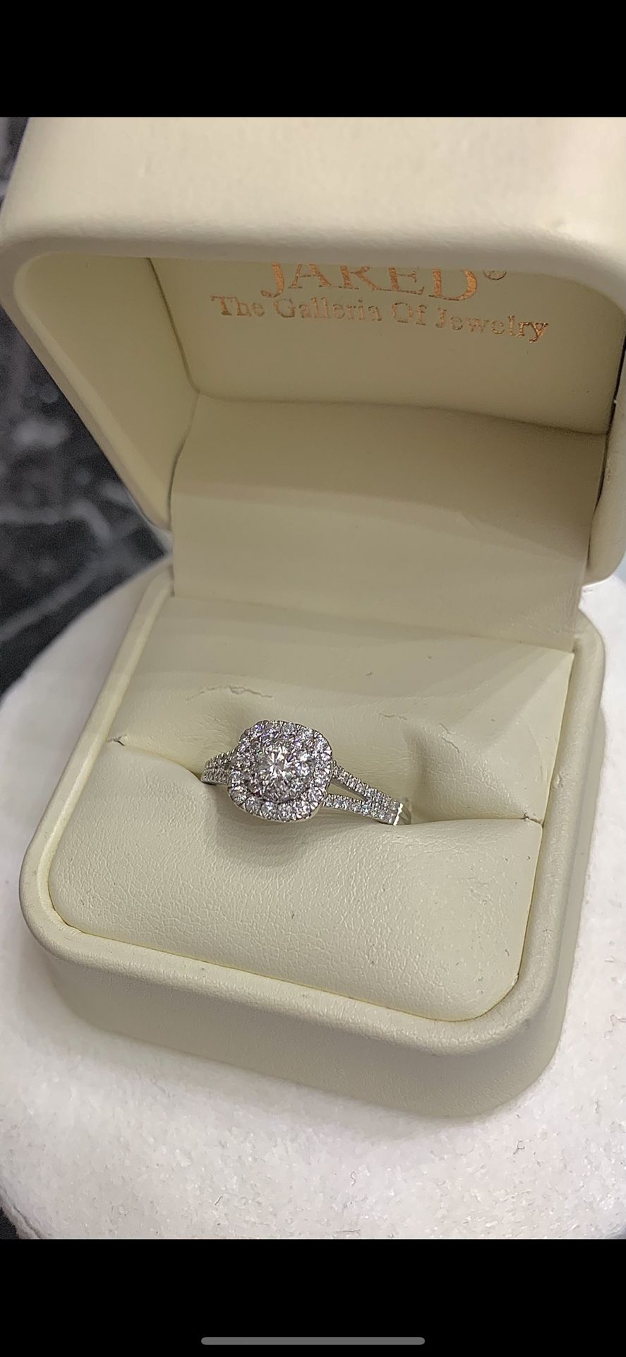 Diamond engagement ring AND enhancer