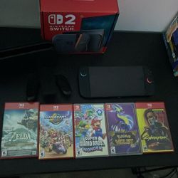 Nintendo Switch 2 Plus 5 games
