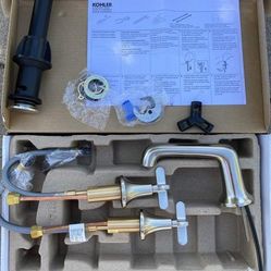 KOHLER Setra 8 in. Widespread Bathroom Faucet Brushed Nickel