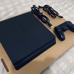 Sony Playstation 4 Ps4 Slim 1TB Console, Controller In EXCELLENT! Condition, Fully Functional Adult Owned please read info check out photos