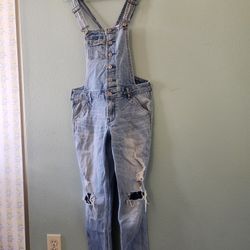 Hollister Vintage Boyfriend Denim Jeans Overall, Size XS