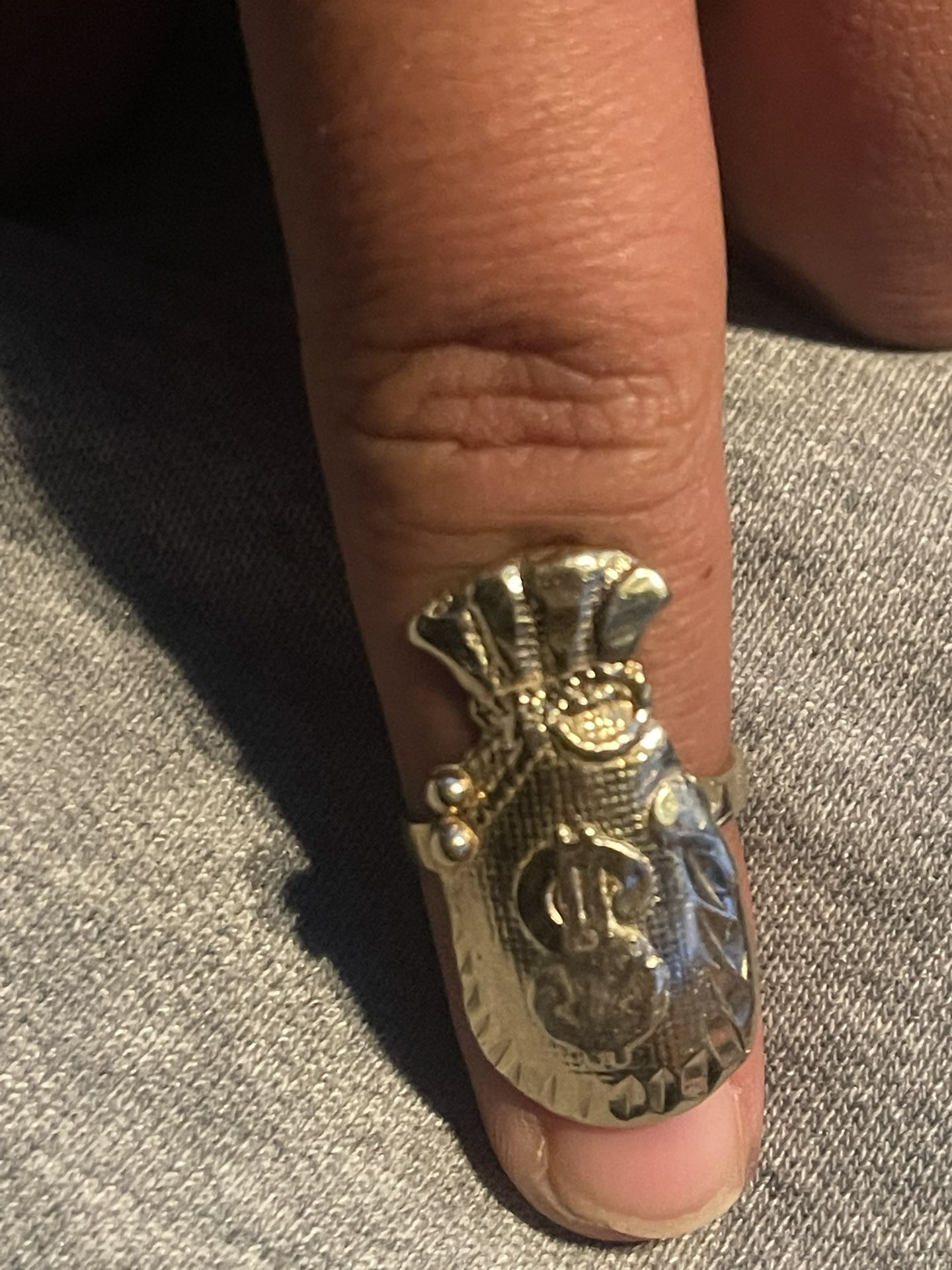 10k Moneybag Ring