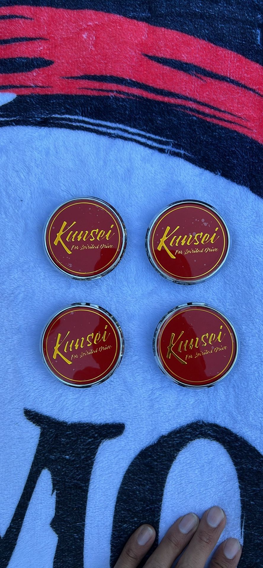 Kensei SPECIAL EDITION GOLD GEL CAP RED