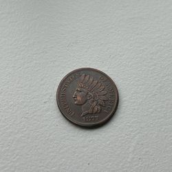 1877 Indian Head Penny 