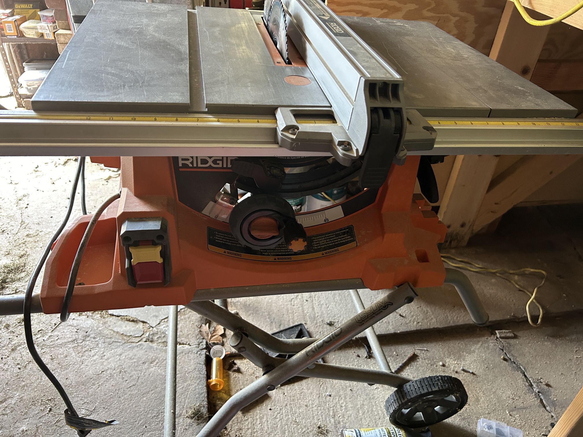 Rigid 15 Amp 10 in. Portable table saw