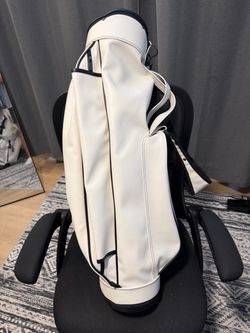 New Jones Golf Carry Bag White Leather LIMITED EDITION