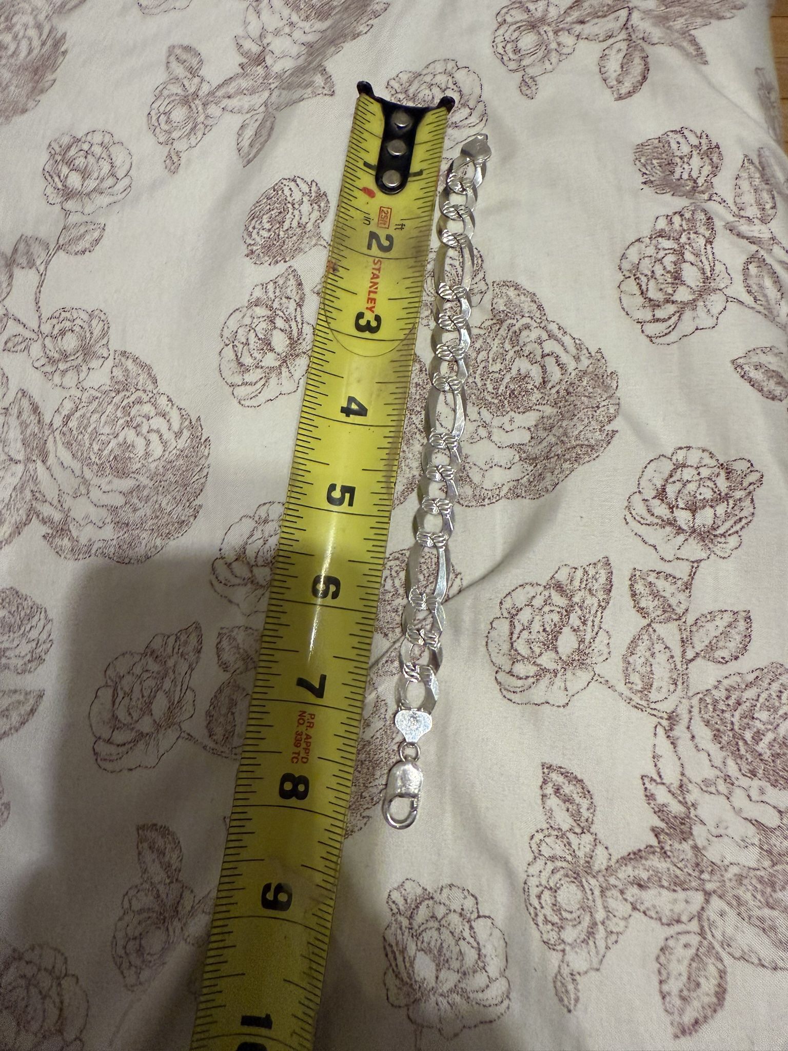 Silver Necklace And Bracelet