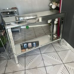 Mirrored Console Table 