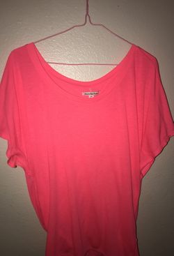 Hot pink loose shirt