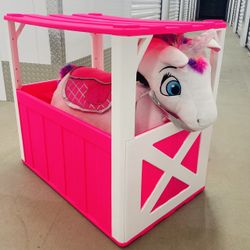 Beautiful Unicorn 6V Plush Ride-On 🦄💗 🎁🎄🦌✨🎅🏻♥️  