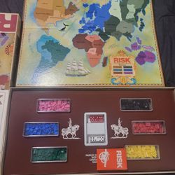 Vintage 1975 Risk Board Game, Parker Brothers, Pre-owned, Complete