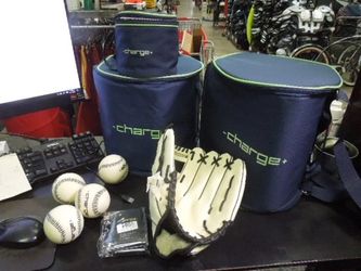 LikeNew Charge+ Glow in the Dark Baseball Beach Game 2 Large 1 Mini Glow Charger
