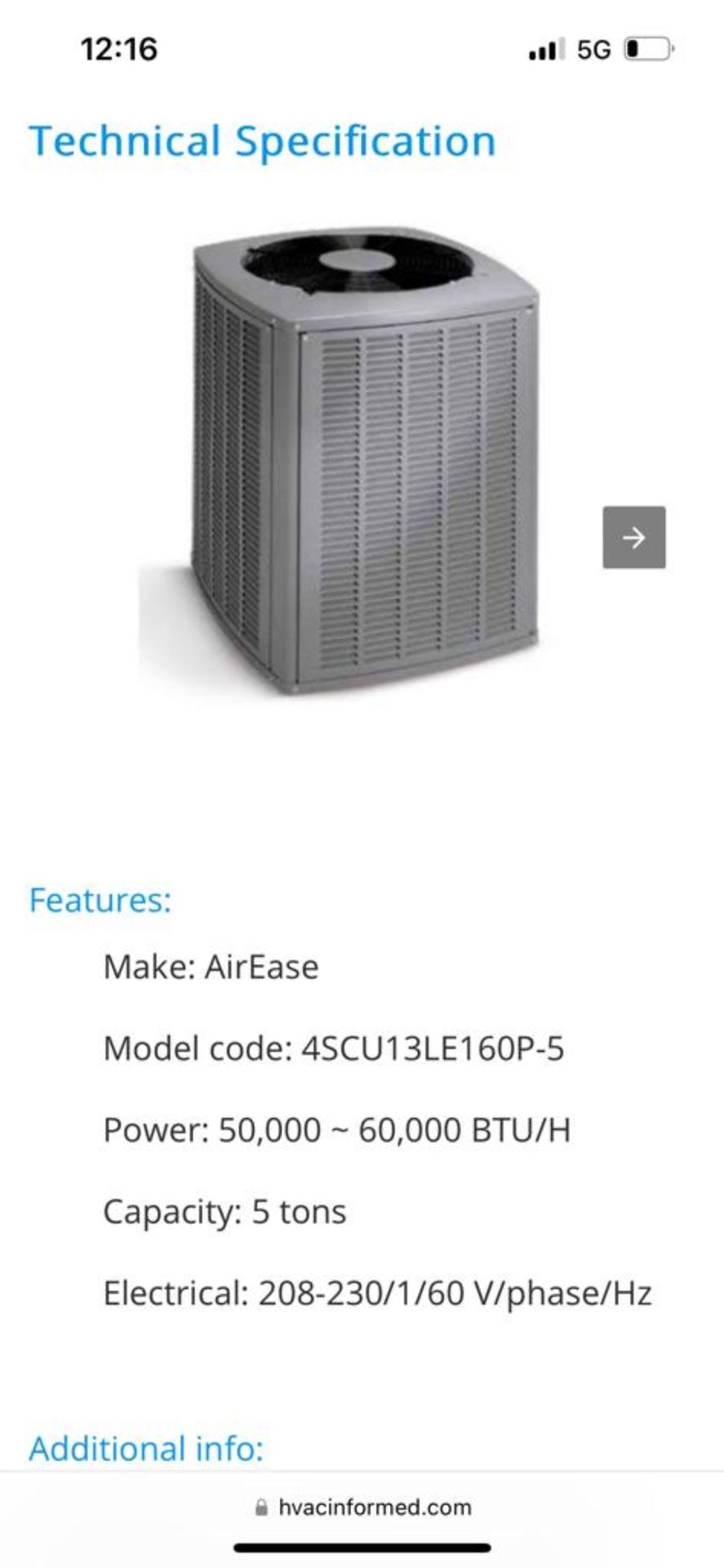 AirEase AC unit 