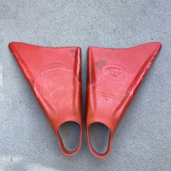 U.S. Fin Company Swim Fins Size Med. Large Red