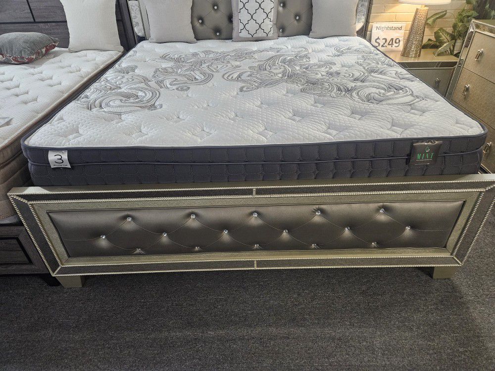 Brand New 13" Thick Cool Fabric Innerspring King Or CA King Mattress