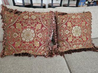 Holiday Down Feather Pillow Pair