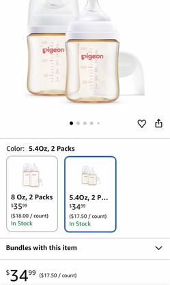 Baby Bottle, 5 oz, 2-Pack