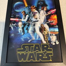 ⭐ A New Hope – 3D Framed Lenticular Poster – $20 (Burbank)