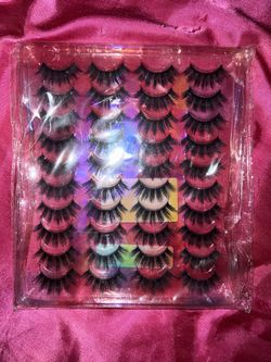 Eye Lashes Pack Of 20+ 