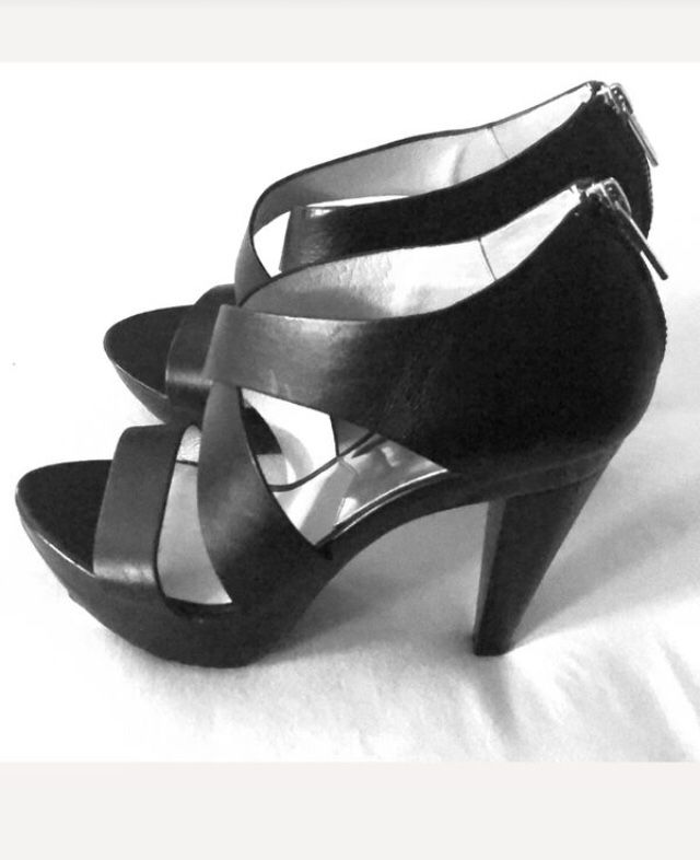 Michael Kors leather heels. Brand new. 7.5
