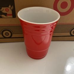 Ceramic Red Solo Type Cup