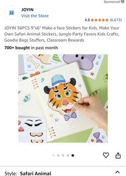 Make Your Own Sticker 36 Sheets 12 Different Animal 