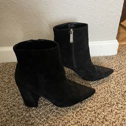 Ankle Boots.   Black Suede. Size6.5.  