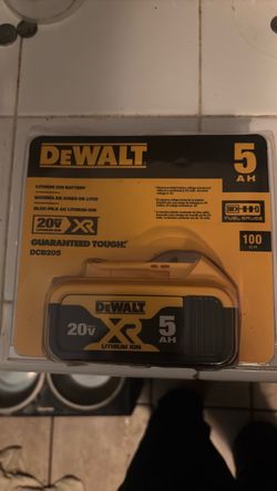 DEWALT 20V MAX XR 5.0Ah Lithium-Ion Battery – NEW SEALED